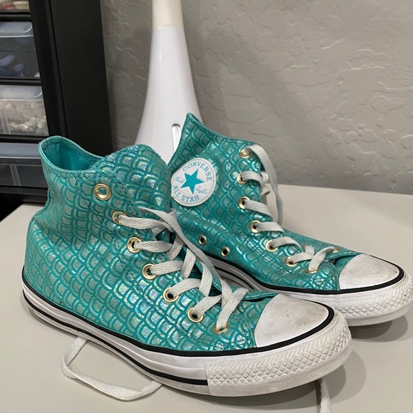 mermaid converse shoes